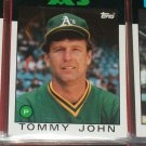 Tommy John 1986 Topps Baseball Card