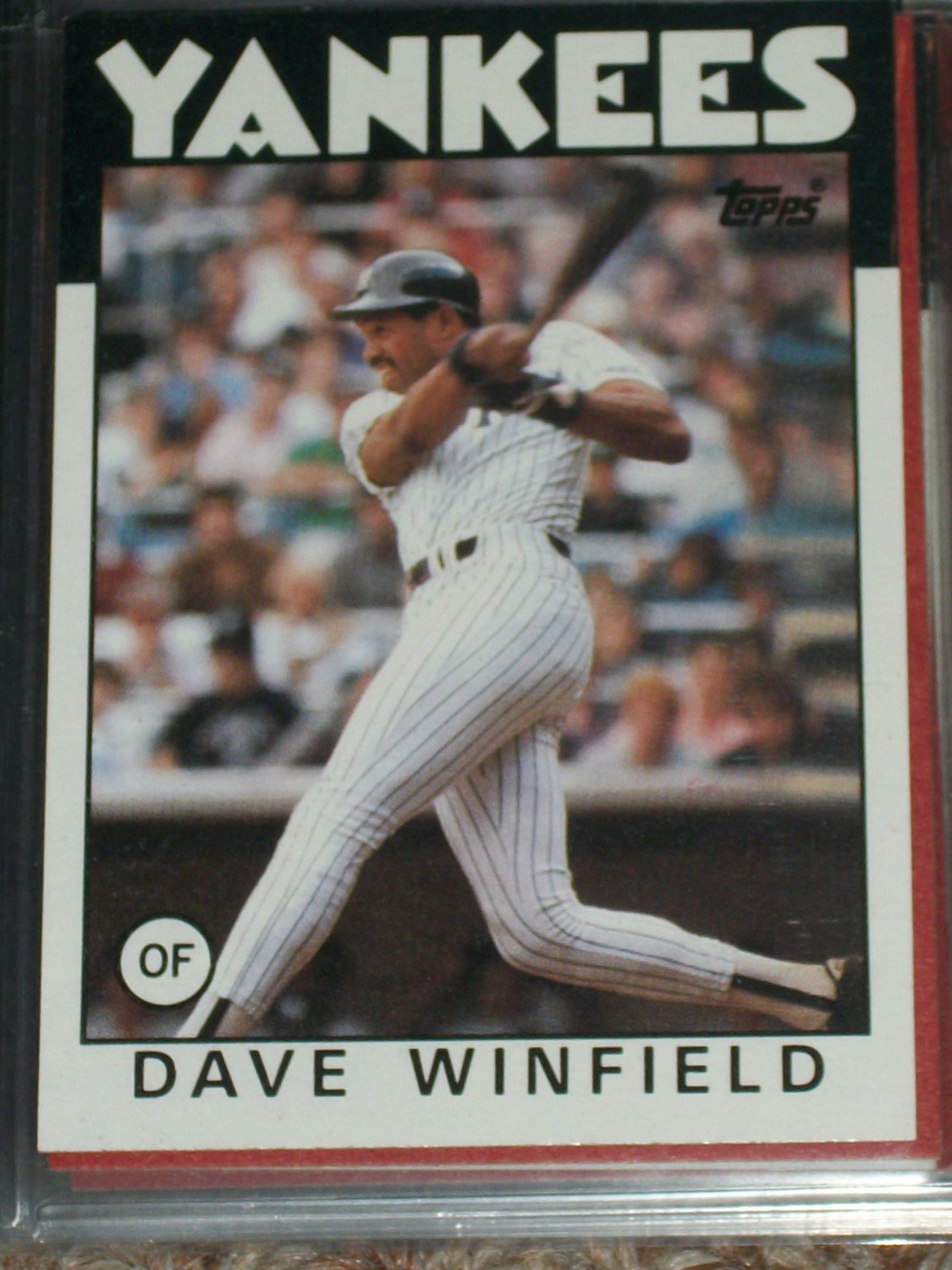 Dave Winfield 1986 Topps Baseball cards