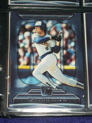 Paul Molitor 2011 Topps 60- BREWERS CAREER STOLEN BASE LEADERS BASEBALL CARD