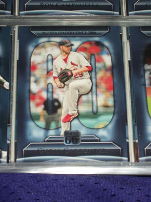Chris Carpenter 2011 Topps 60-NL ERA LEADER SINCE 04 BASEBALL CARD