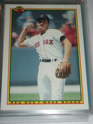 Wade Boggs 1990 Bowman Baseball Card