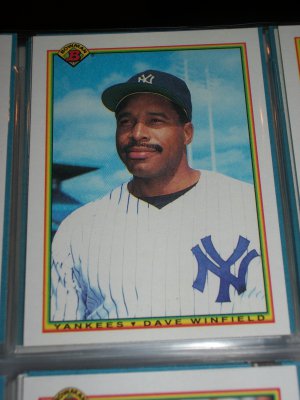 Dave Winfield 1990 Bowman Baseball Card