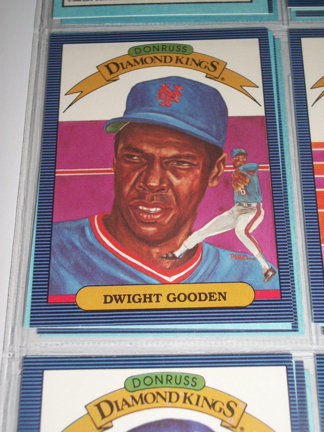 Doc Gooden 1986 "Donruss Diamond Kings" Insert Baseball Card