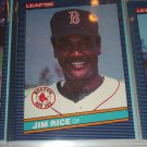 Jim Rice 1986 Leaf baseball card