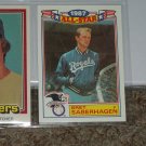 Bret Saberhagen 1988 Topps AL All-Star baseball card