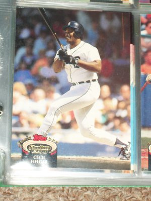Cecil Fielder 1992 Topps Stadium Club baseball card