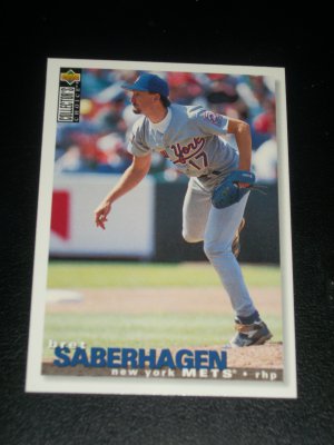 Brett Saberhagan 1995 Upper Deck Collectors Choice Baseball Card