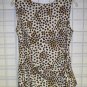 Vintage Sag Harbor Petite Animal Hippie ~ Boho ~ Sheath Dress Size 10 P 154-124