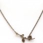 Antiqued Brass Branch Necklace