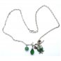 Leaf Jade Owl Necklace