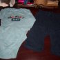 6-12 month old navy 2 piece outfit