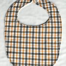 Black and Yellow Plaid Bib