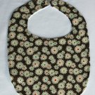 Brown with Daisies Bib
