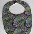 Purple Swirls Bib
