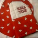Alabama "Roll Tide" Burp Cloth/Bib Set