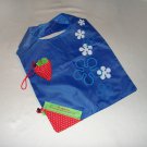 Reusable Blue Strawberry Tote Bag