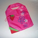 Reusable Pink Strawberry Tote Bag