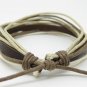 Cuff Bracelet Made Of Multicolour Cotton Paraffined Ropes Woven adjustable 6S