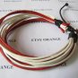Adjustable leather and Multicolour cotton ropes bracelet 47S