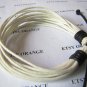 Adjustable leather and Multicolour cotton ropes bracelet 48S