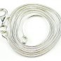 STERLING SILVER SNAKE CHAIN 46cm  - AMBER PLEASURE