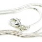 STERLING SILVER SNAKE CHAIN 43cm  - AMBER PLEASURE