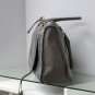 Gray Water Snake Leather Handbag