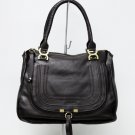 Dark Brown Leather Handbag