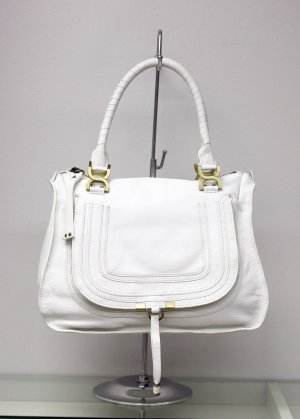 White Leather Handbag