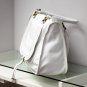 White Leather Handbag