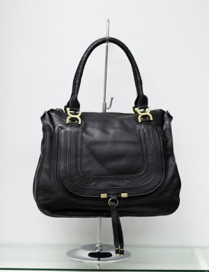 Black Leather Handbag