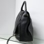 Black Leather Single Shoulder Strap Handbag