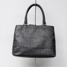 Gray Woven Double Tote