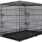 36" Two Door Wire Folding Pet Dog Cage Crate Kennel