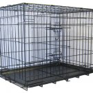 24" Two Door Folding Dog Cage Crate Kennel w/DIVIDER