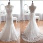 Elegant  lace wedding dress ,mermeid lace dress for wedding L152
