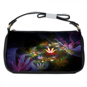 LEATHER Shoulder Clutch Bag