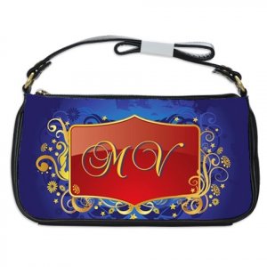 LEATHER Shoulder Clutch Bag