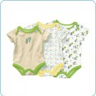 Tiny Tillia Green Growing Bodysuit 3-Size Pack (3-9 months)