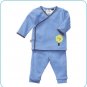 Tiny Tillia Blue Playsuit Kimono Top + Pant (6-9 months)