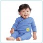 Tiny Tillia Blue Playsuit Kimono Top + Pant (9-12 months)