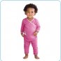 Tiny Tillia Pink Playsuit Kimono Top + Pant (0-3 months)