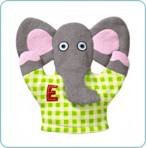Tiny Tillia Austin Elephant Bath Mitt