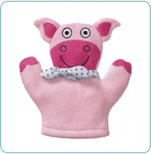 Tiny Tillia Dilly Pig Bath Mitt