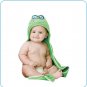 Tiny Tillia Trace Frog Hooded Bath Towel