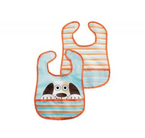 Tiny Tillia Duncan Dog Catch-All Pocket Bibs 2-Pack - Avon