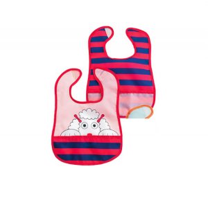 Tiny Tillia Candy Poodle Catch-All Pocket Bibs 2-Pack - Avon