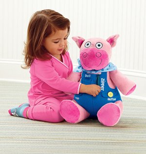 Tiny Tillia Dilly Pig Learn to Dress Toy - Avon