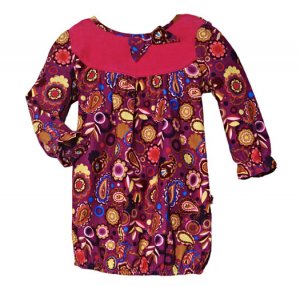 3T: Tiny Tillia Floral Paisley Corduroy Dress - Avon