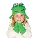 3T-4T: Trace Frog Tiny Tillia Animal Hat & Mitten Set - Avon